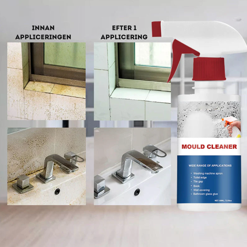 MoldAway™ - Effektiv Spray För Borttagning Av Mögel Och Fuktfläckar