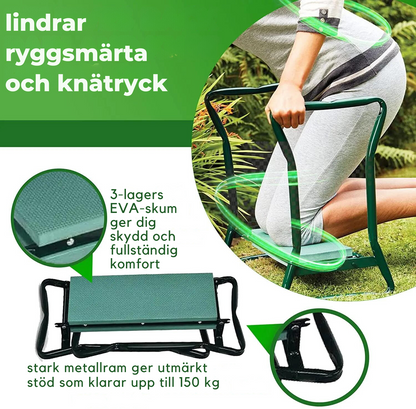 KneeSit™ - Multifunktionell Knästående och Sittande Stol