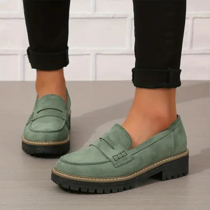 Emilia™ - Bekväma Chunky Loafers med Plattform