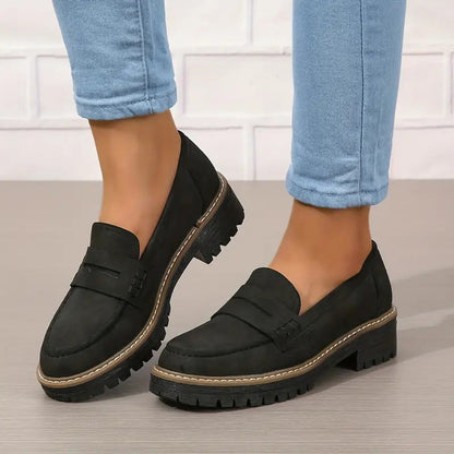 Emilia™ - Bekväma Chunky Loafers med Plattform