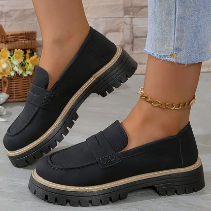 Emilia™ - Bekväma Chunky Loafers med Plattform